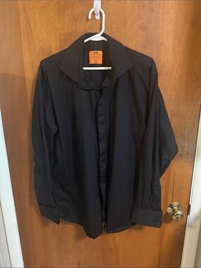 Steven Land Black Long Sleeve Dress Shirt